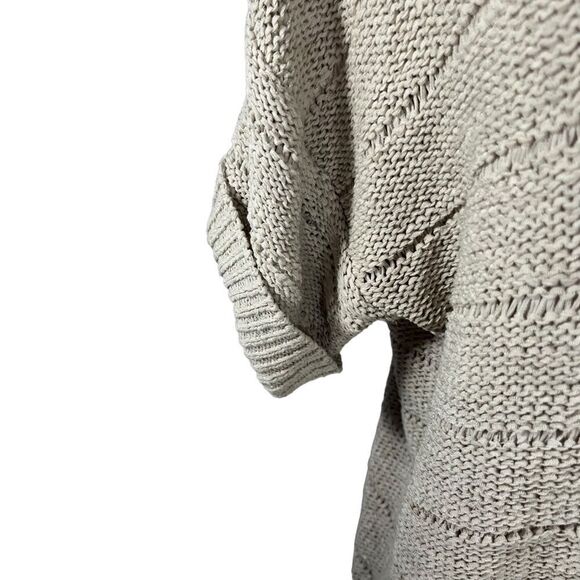 𝅺Wallis UK  boatneck sweater jumper cap sleeves ribbed cream Size 12-14 - Picture 4 of 13